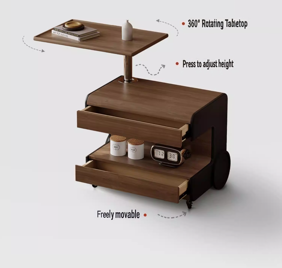 # Solid Wood Nightstand With 2 - Solid Wood Nightstand 2 Drawers recension och pris