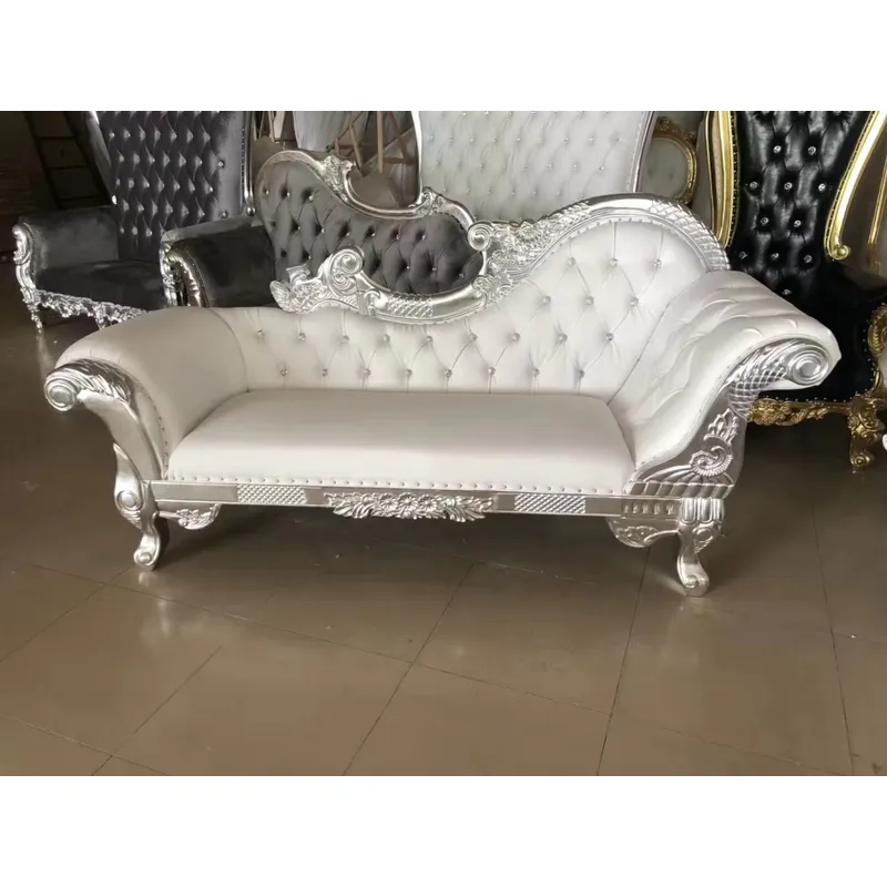Handmade Silver Frame Sofa Whi - Sofas recension och pris
