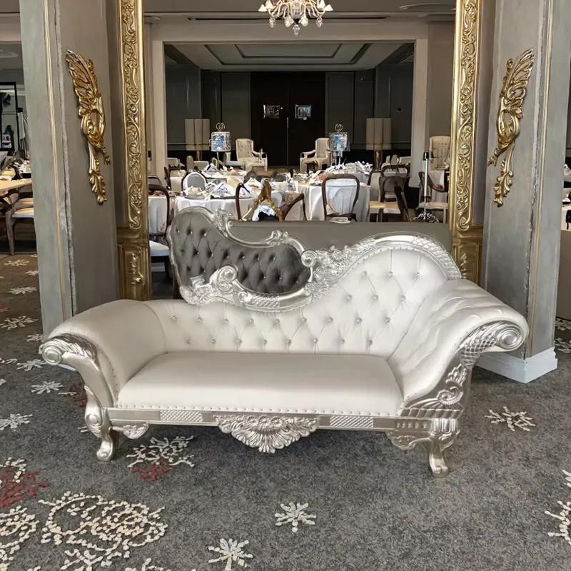 Handmade Silver Frame Sofa Whi - Sofas recension och pris