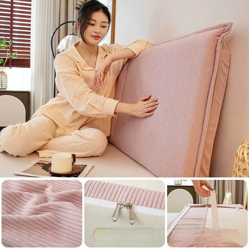 Corduroy Bed Backrest Cushion  - Headboard Cushion Backrest Tatami recension och pris