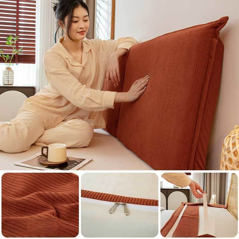 Corduroy Bed Backrest Cushion  - Headboard Cushion Backrest Tatami recension och pris