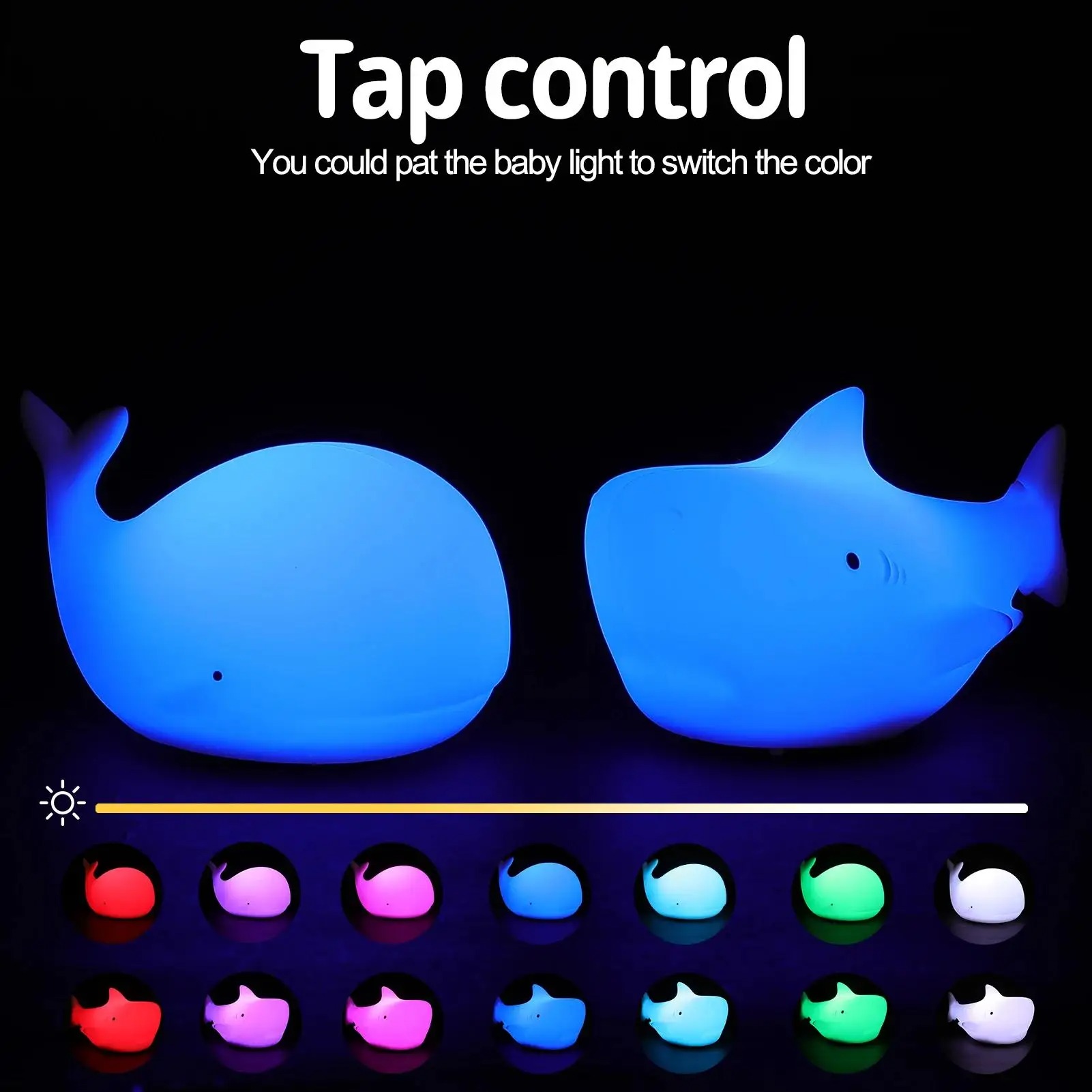 LED Night Light Cute Whale Car - Floating Nightstand With Led Light recension och pris