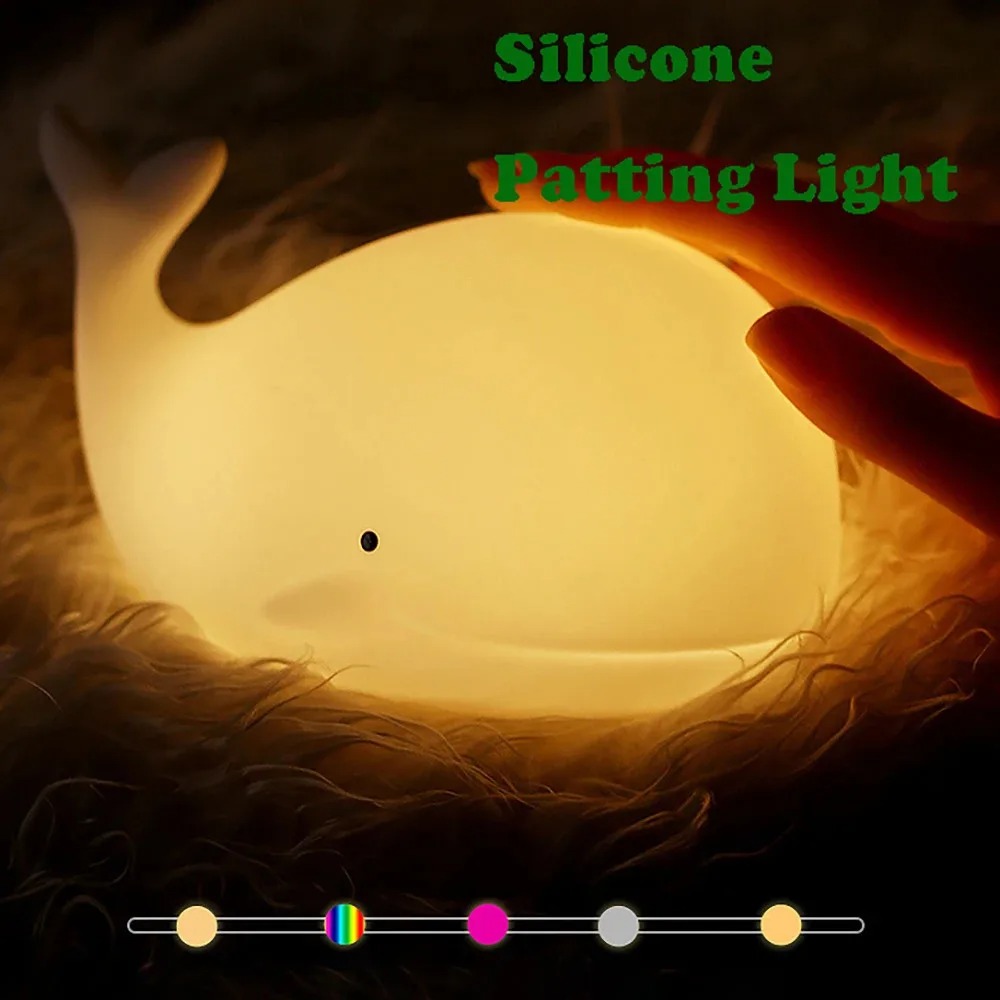 LED Night Light Cute Whale Car - Floating Nightstand With Led Light recension och pris