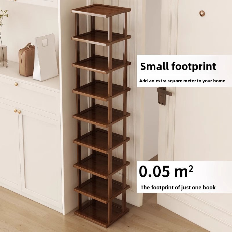 Tea Color Entryway Shoe Rack,  - Shoe Rack Cabinet Narrow Entryway recension och pris