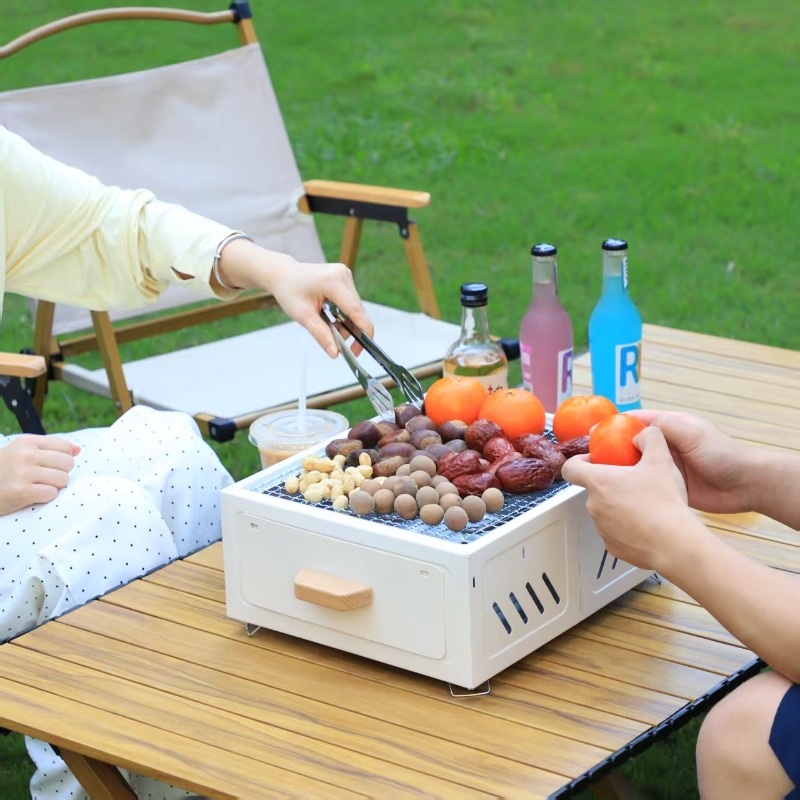 Portable Charcoal BBQ Grill Sq - Outdoor Furniture recension och pris