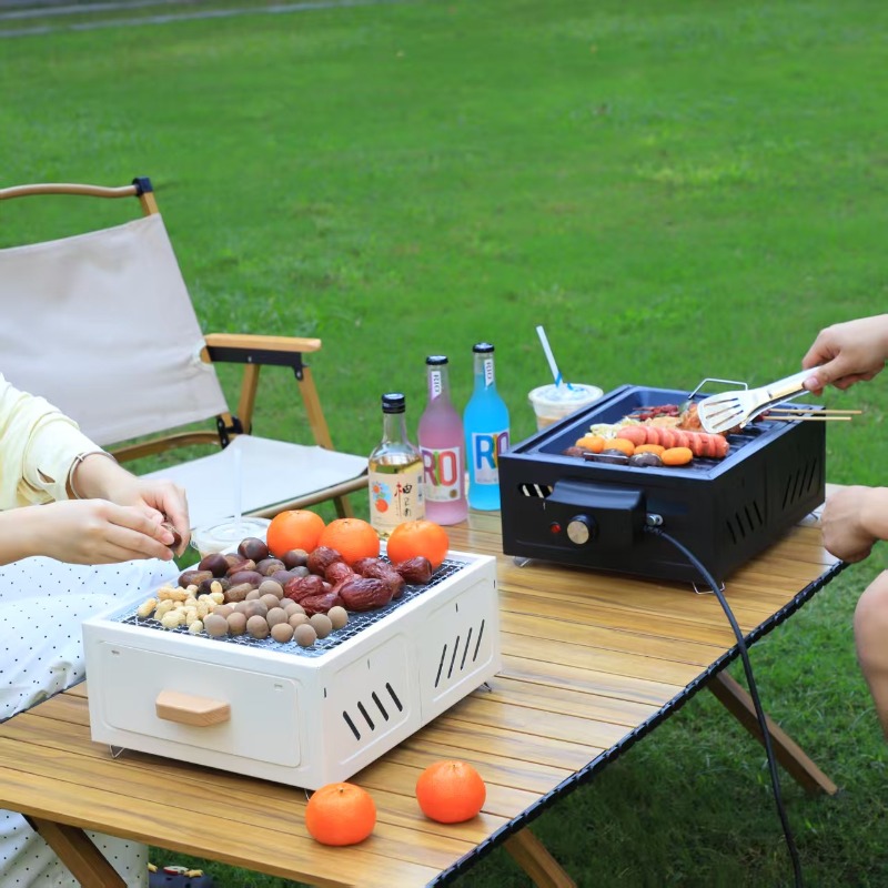 Portable Charcoal BBQ Grill Sq - Outdoor Furniture recension och pris