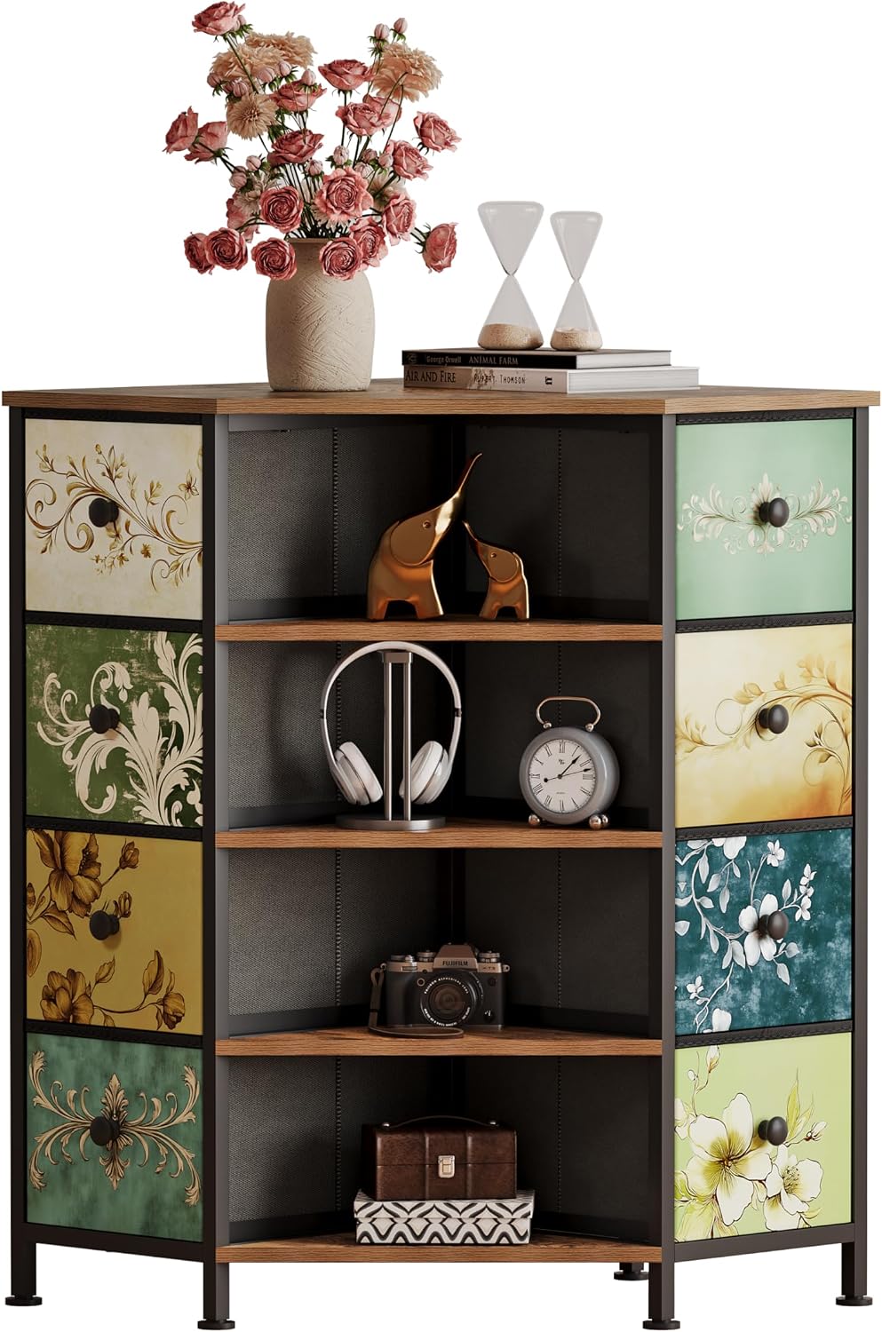 8 Drawer Corner Dresser With F - Bedroom Furniture recension och pris