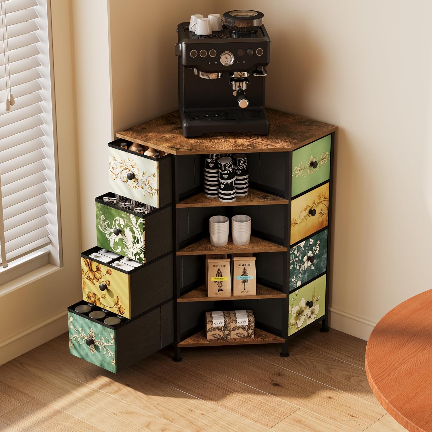 8 Drawer Corner Dresser With F - Bedroom Furniture recension och pris