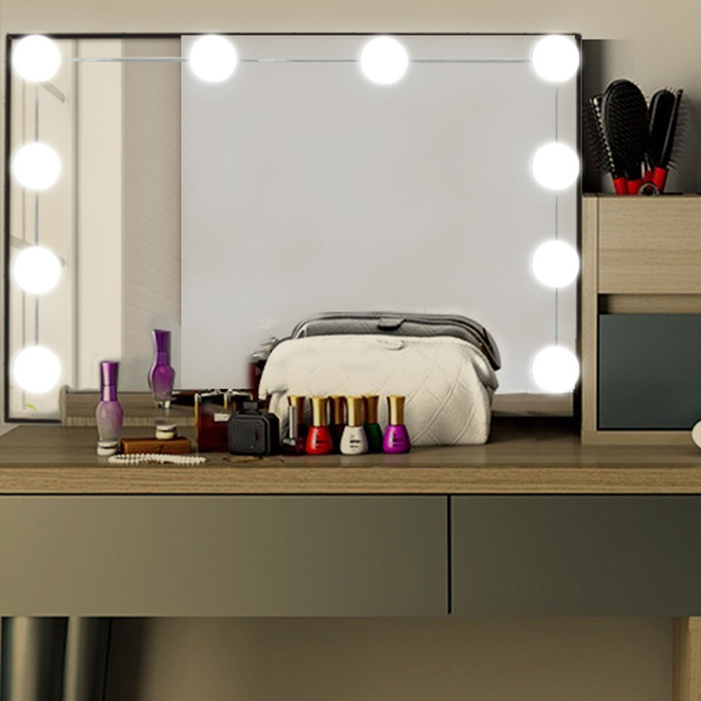 1Set LED Makeup Mirror Front L - Dressing Table Vanity With Lighted Mirror recension och pris