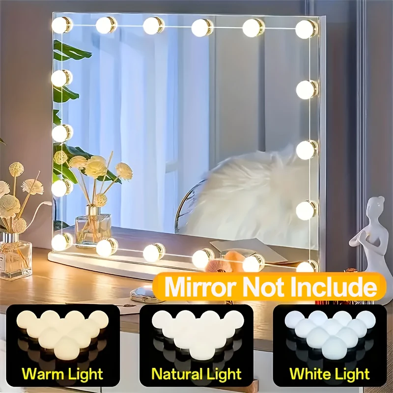Hollywood Vanity Mirror Lights - Dressing Table Vanity With Lighted Mirror recension och pris