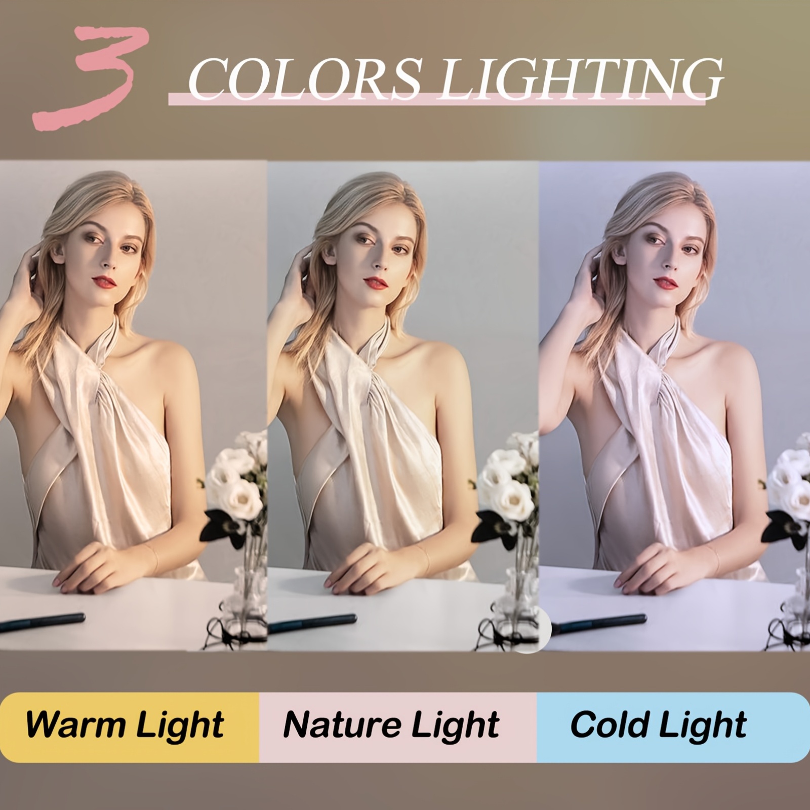 Vanity Mirror Lights Hollywood - Dressing Table Vanity With Lighted Mirror recension och pris