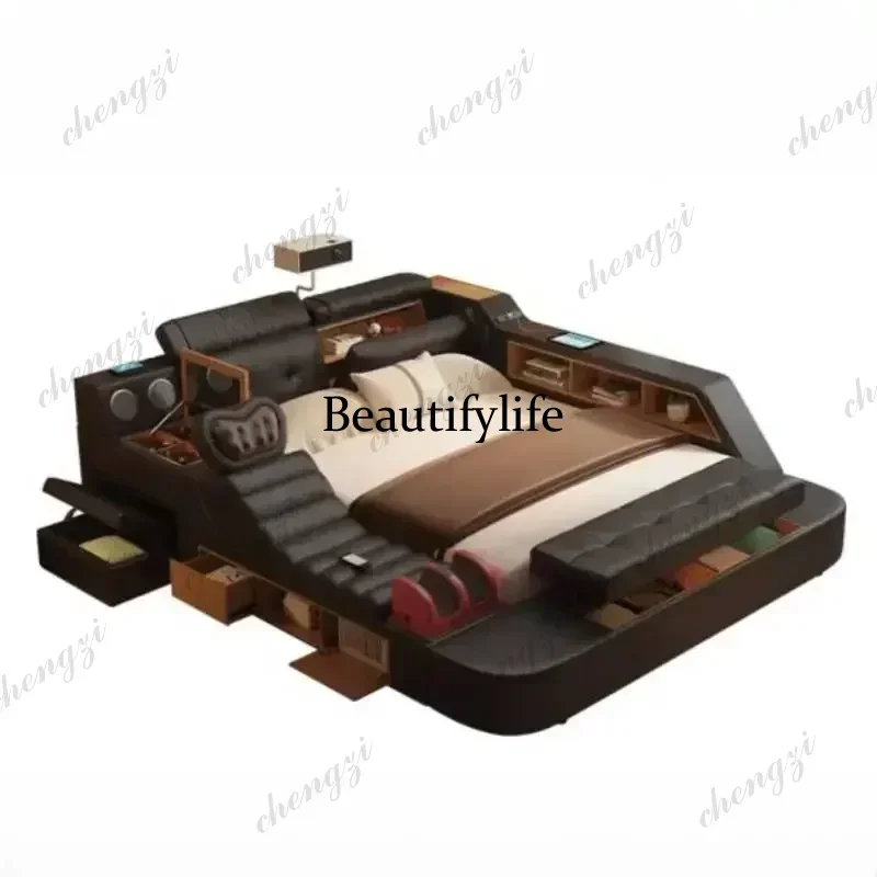 A182 Black King Size Frame Dou - King Size Bed Frame With Storage Drawers recension och pris