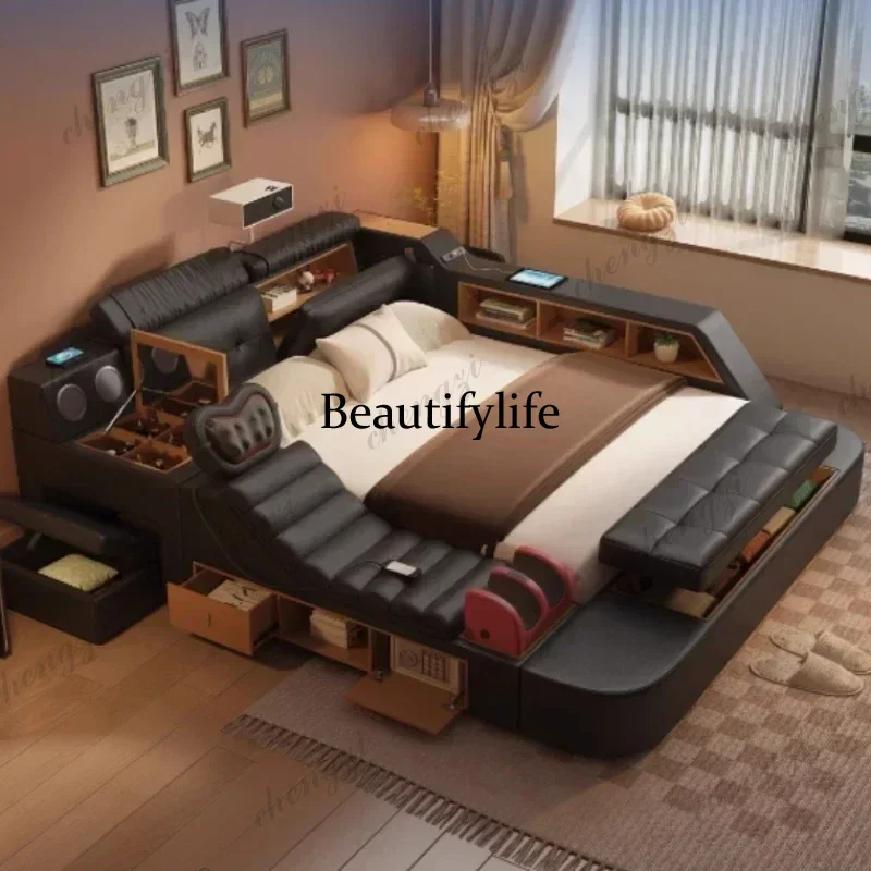 A182 Black King Size Frame Dou - King Size Bed Frame With Storage Drawers recension och pris