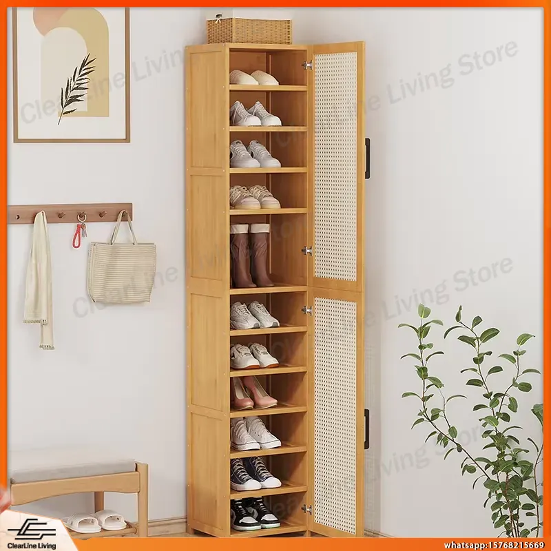 Modern Multi-Layer Shoe Rack f - Shoe Rack Cabinet Narrow Entryway recension och pris