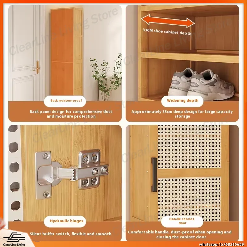 Modern Multi-Layer Shoe Rack f - Shoe Rack Cabinet Narrow Entryway recension och pris
