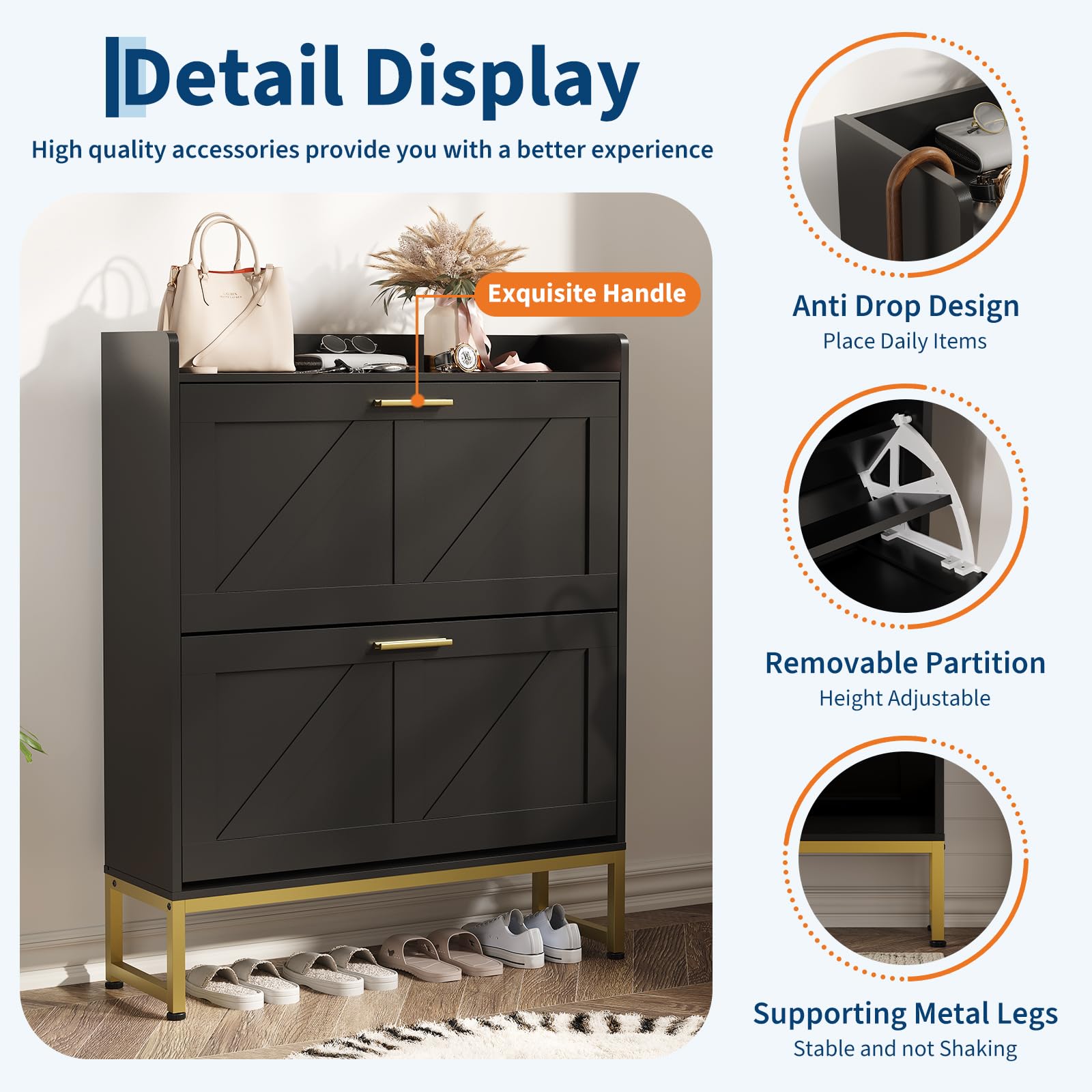 Narrow Shoe Cabinet For Entryw - Shoe Rack Cabinet Narrow Entryway recension och pris