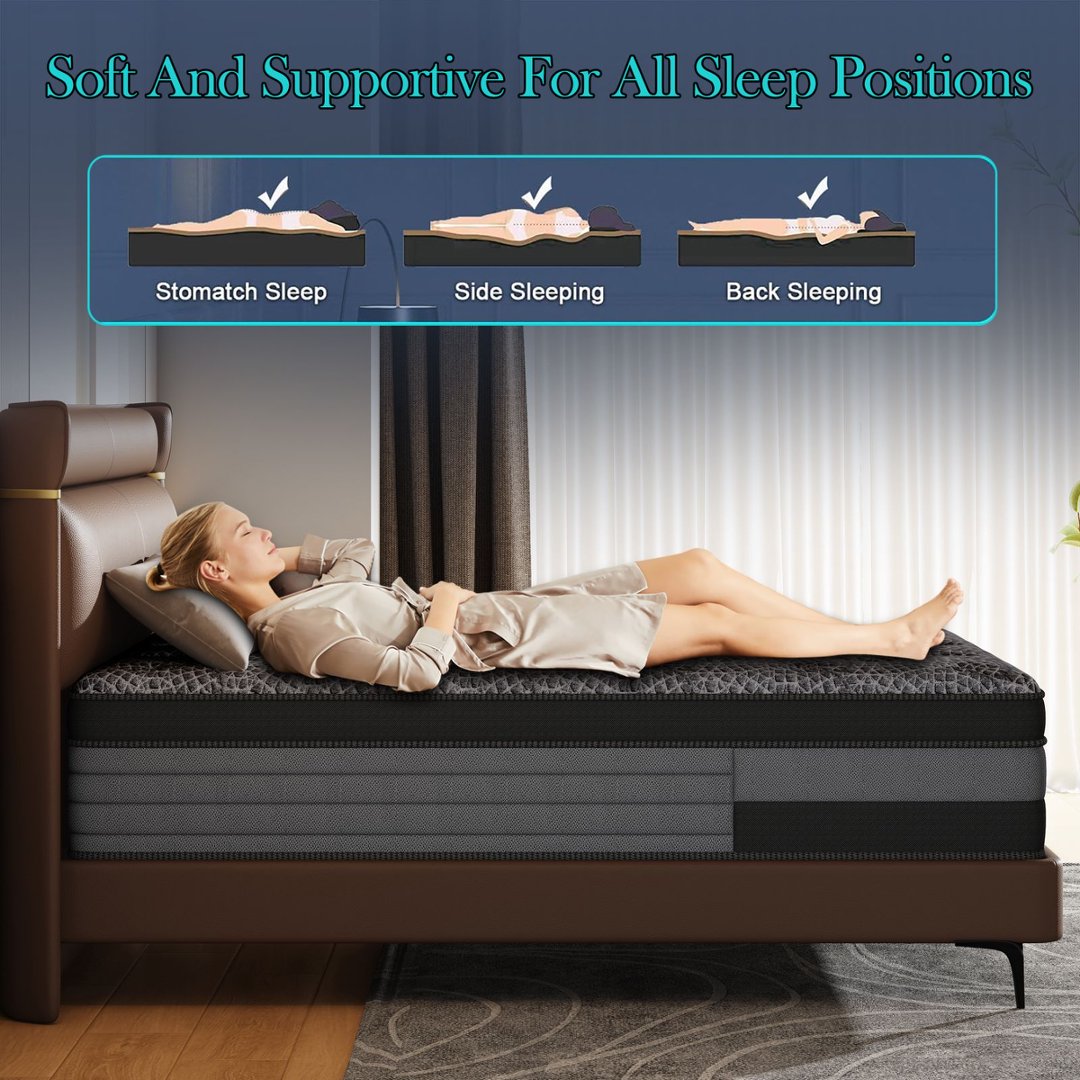 12/14inch Memory Foam Mattress - Memory Foam Mattress In A Box Queen recension och pris