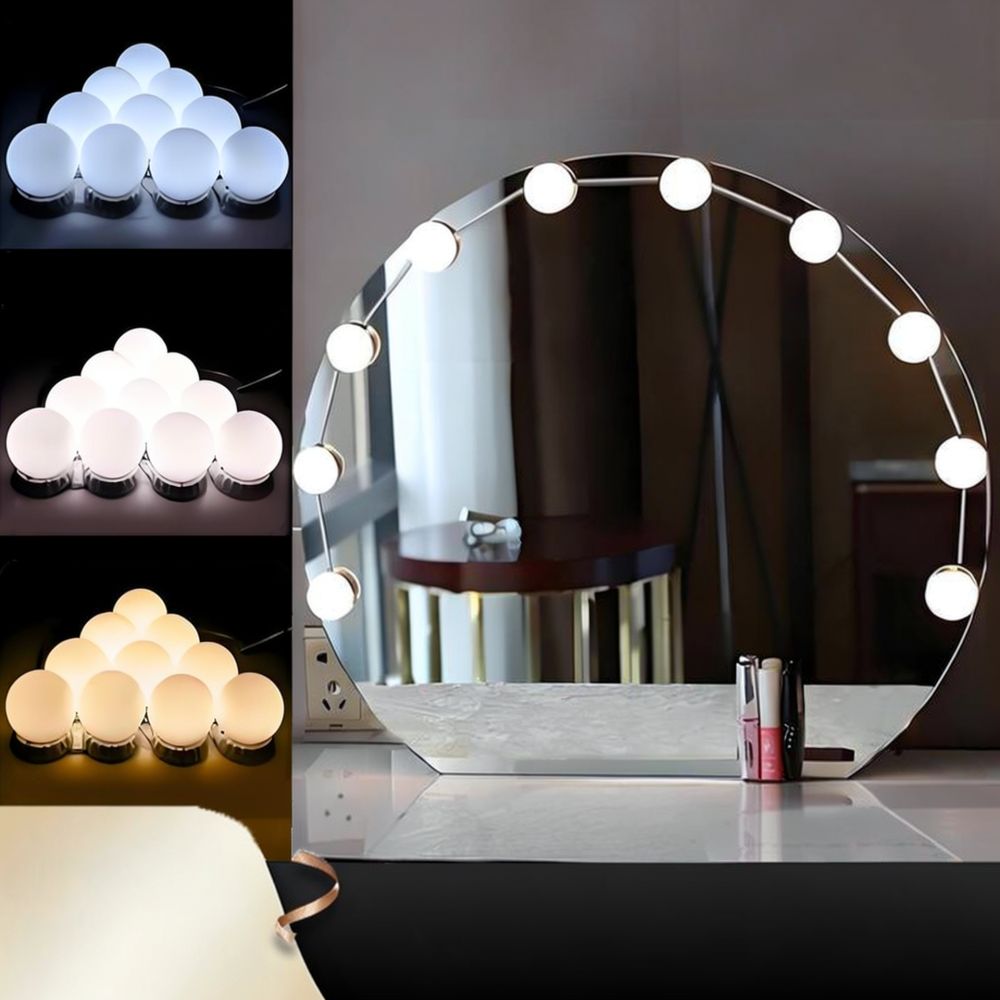 Vanity Mirror Light LED Hollyw - Dressing Table Vanity With Lighted Mirror recension och pris