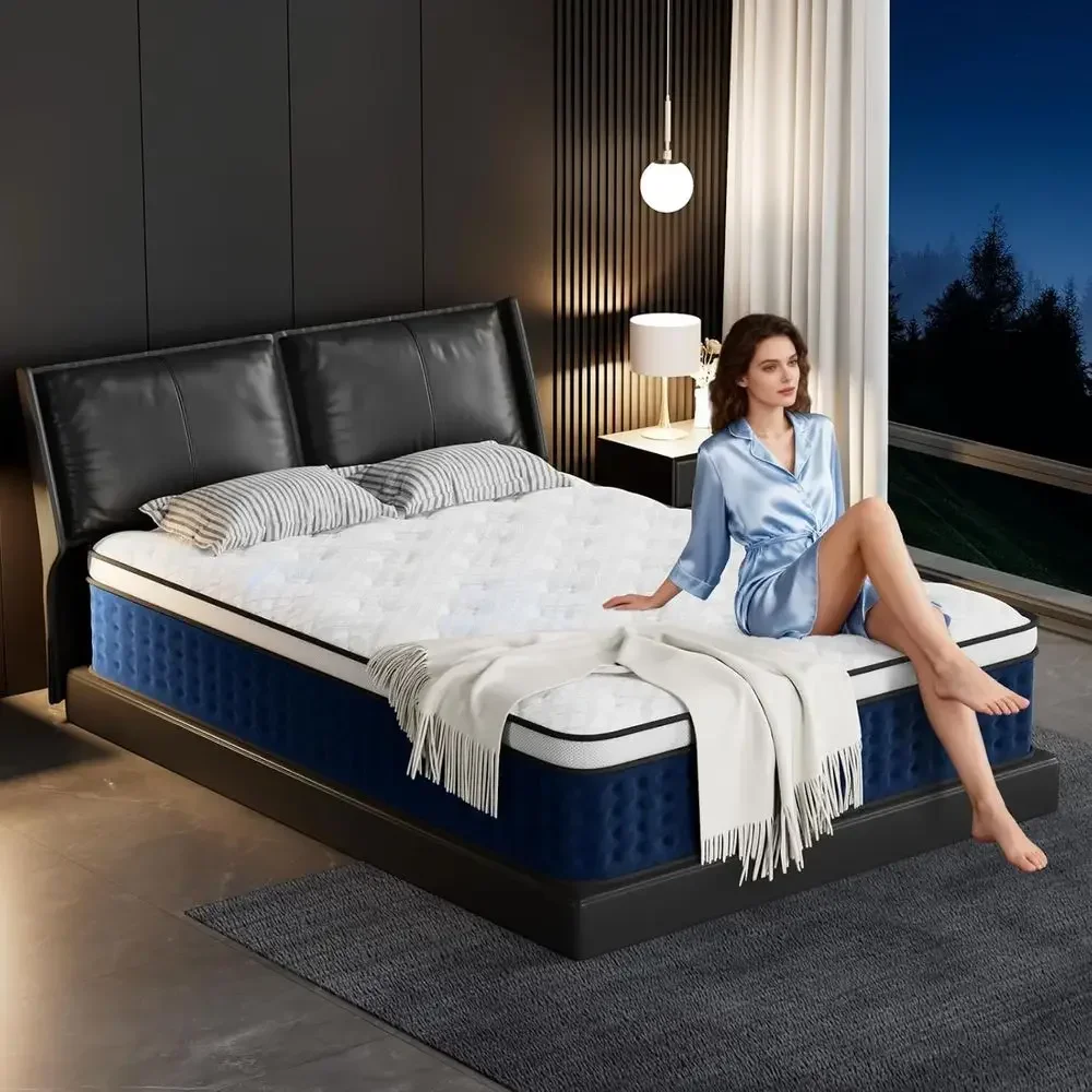 12 Inch Hybrid Mattress Queen  - Memory Foam Mattress In A Box Queen recension och pris