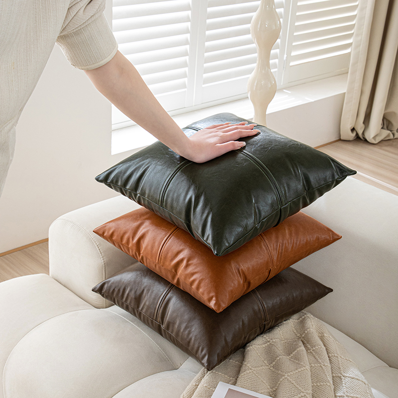 Waterproof PU leather Back Cus - Headboard Cushion Backrest Tatami recension och pris