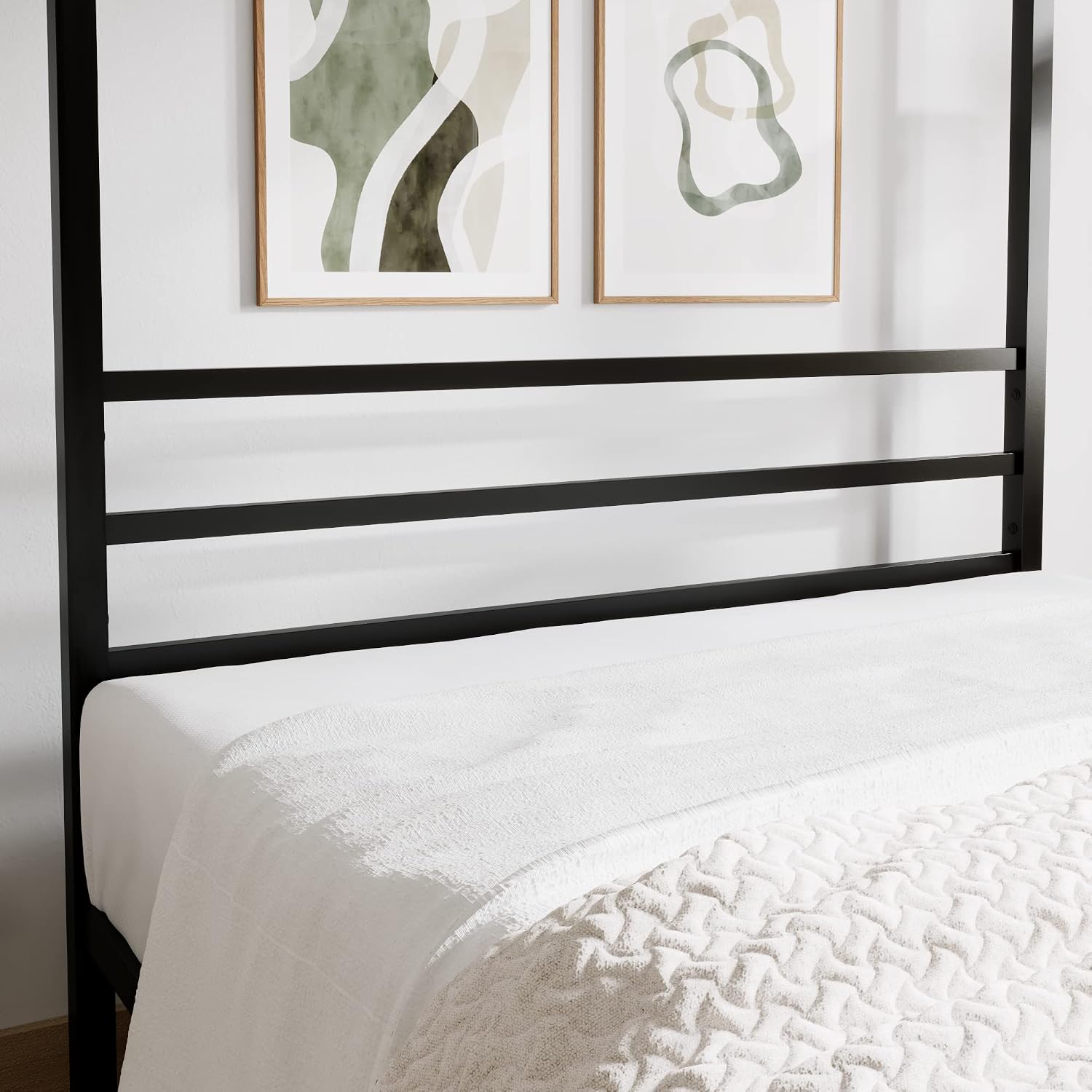 Queen Size Metal Canopy Bed Fr - Canopy Bed Frame Metal Queen recension och pris