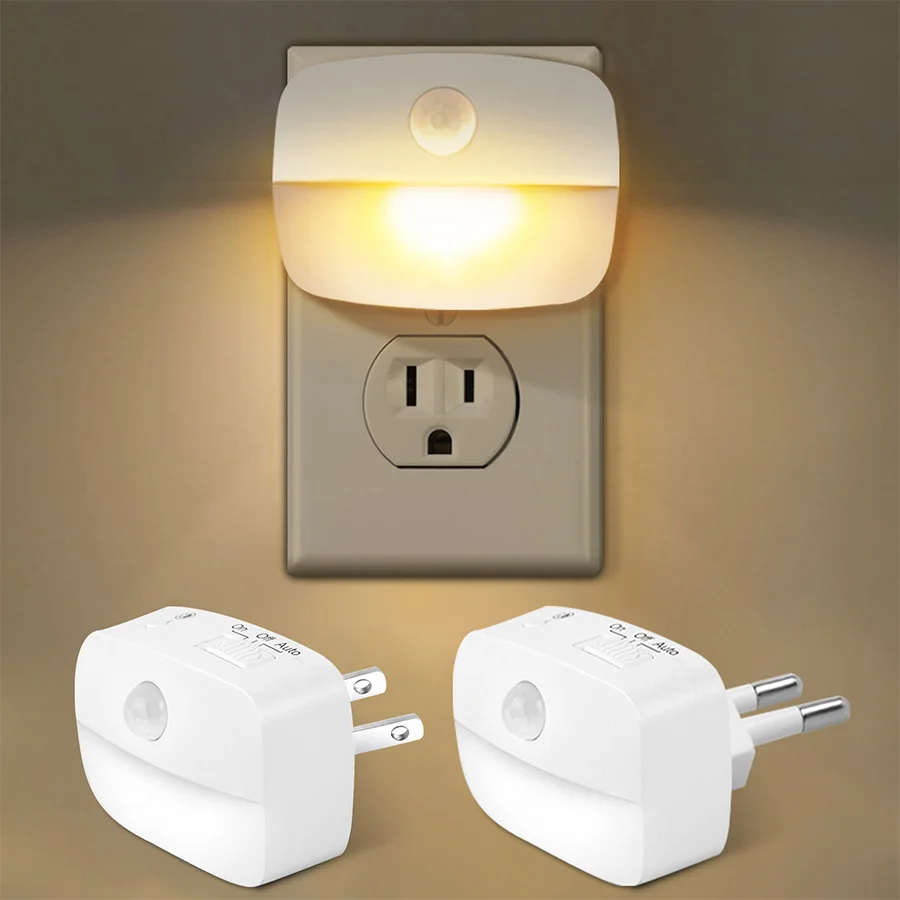 LED Night Light Motion Sensor  - Floating Nightstand With Led Light recension och pris
